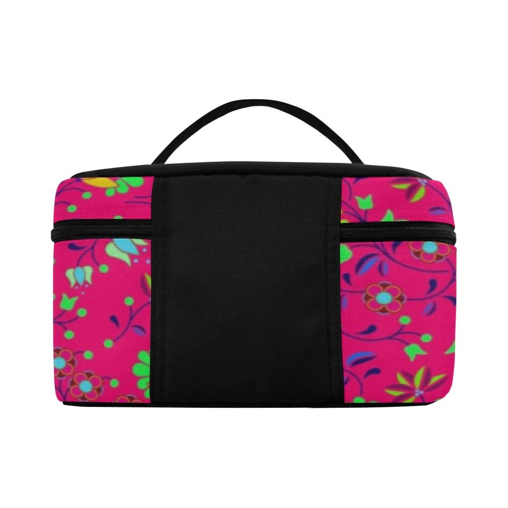 Fleur Indigine Rouge Cosmetic Bag/Large (Model 1658) bag e-joyer