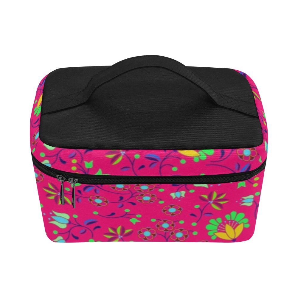 Fleur Indigine Rouge Cosmetic Bag/Large (Model 1658) bag e-joyer