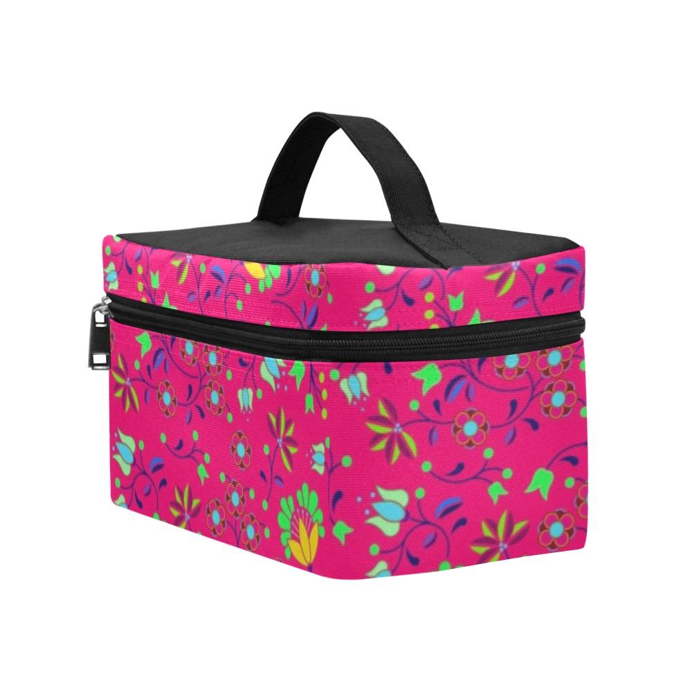 Fleur Indigine Rouge Cosmetic Bag/Large (Model 1658) bag e-joyer
