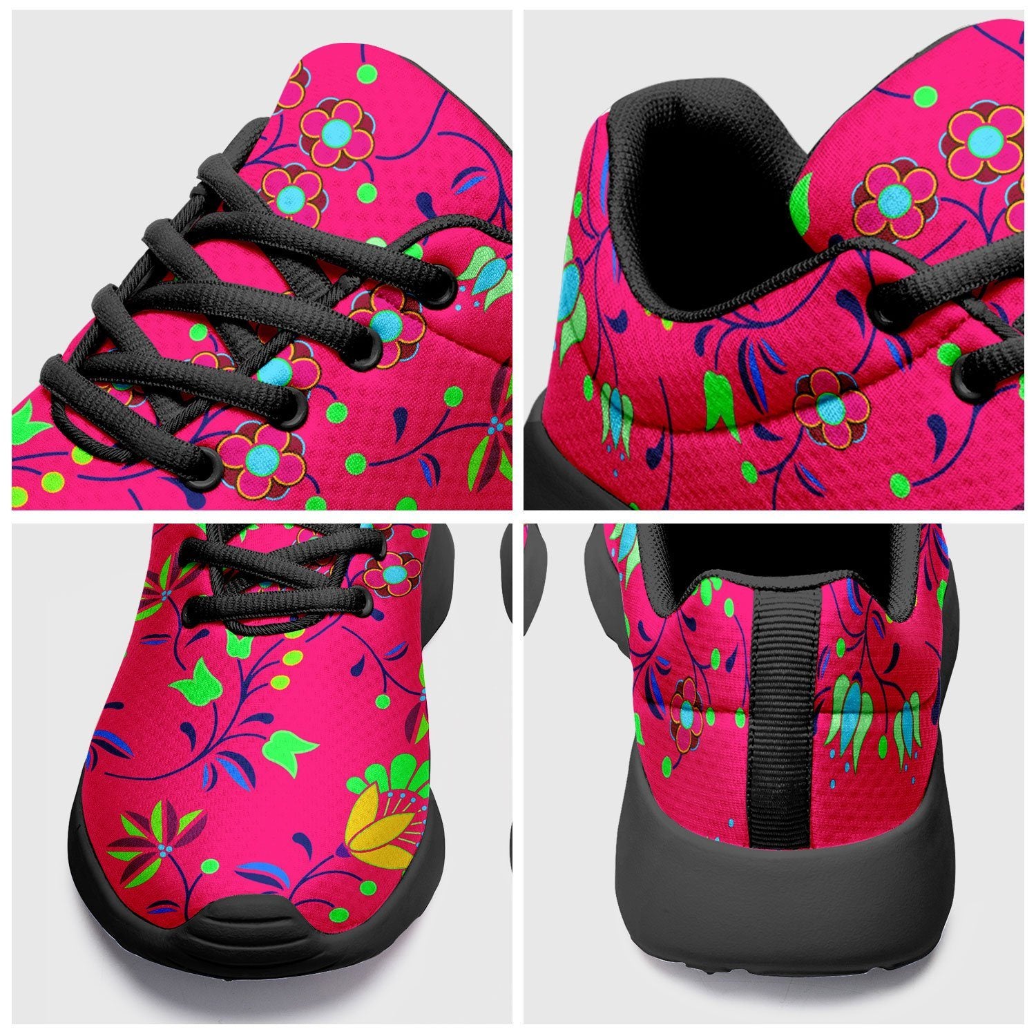 Fleur Indigine Rouge Ikkaayi Sport Sneakers ikkaayi Herman