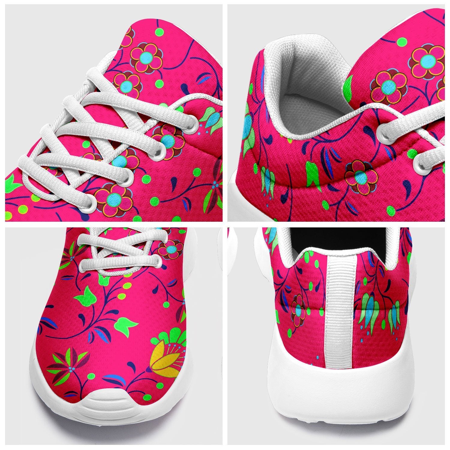 Fleur Indigine Rouge Ikkaayi Sport Sneakers ikkaayi Herman