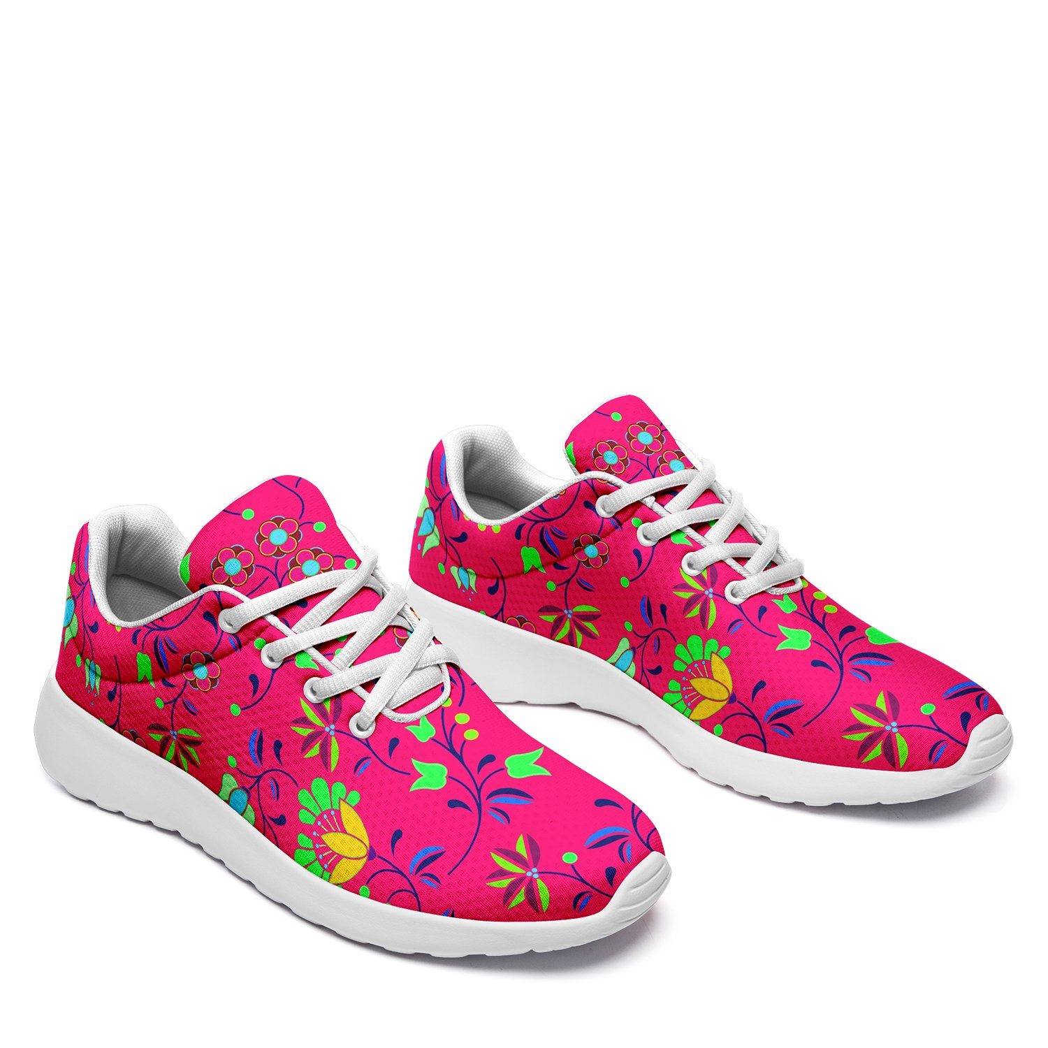 Fleur Indigine Rouge Ikkaayi Sport Sneakers ikkaayi Herman