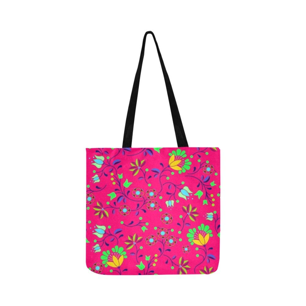 Fleur Indigine Rouge Reusable Shopping Bag Model 1660 (Two sides) Shopping Tote Bag (1660) e-joyer