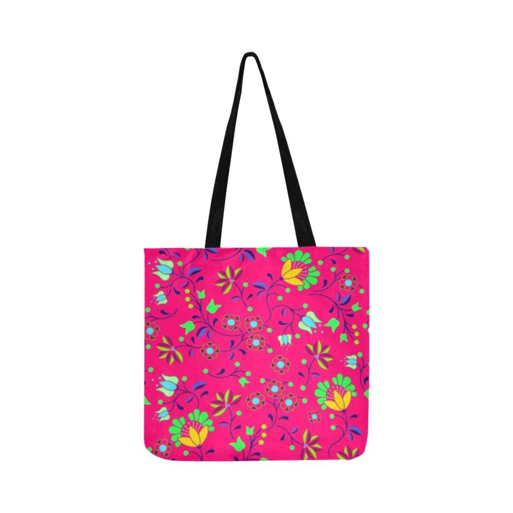 Fleur Indigine Rouge Reusable Shopping Bag Model 1660 (Two sides) Shopping Tote Bag (1660) e-joyer