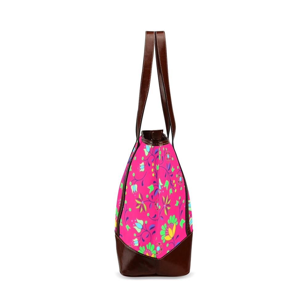 Fleur Indigine Rouge Tote Handbag (Model 1642) Tote Handbags (1642) e-joyer