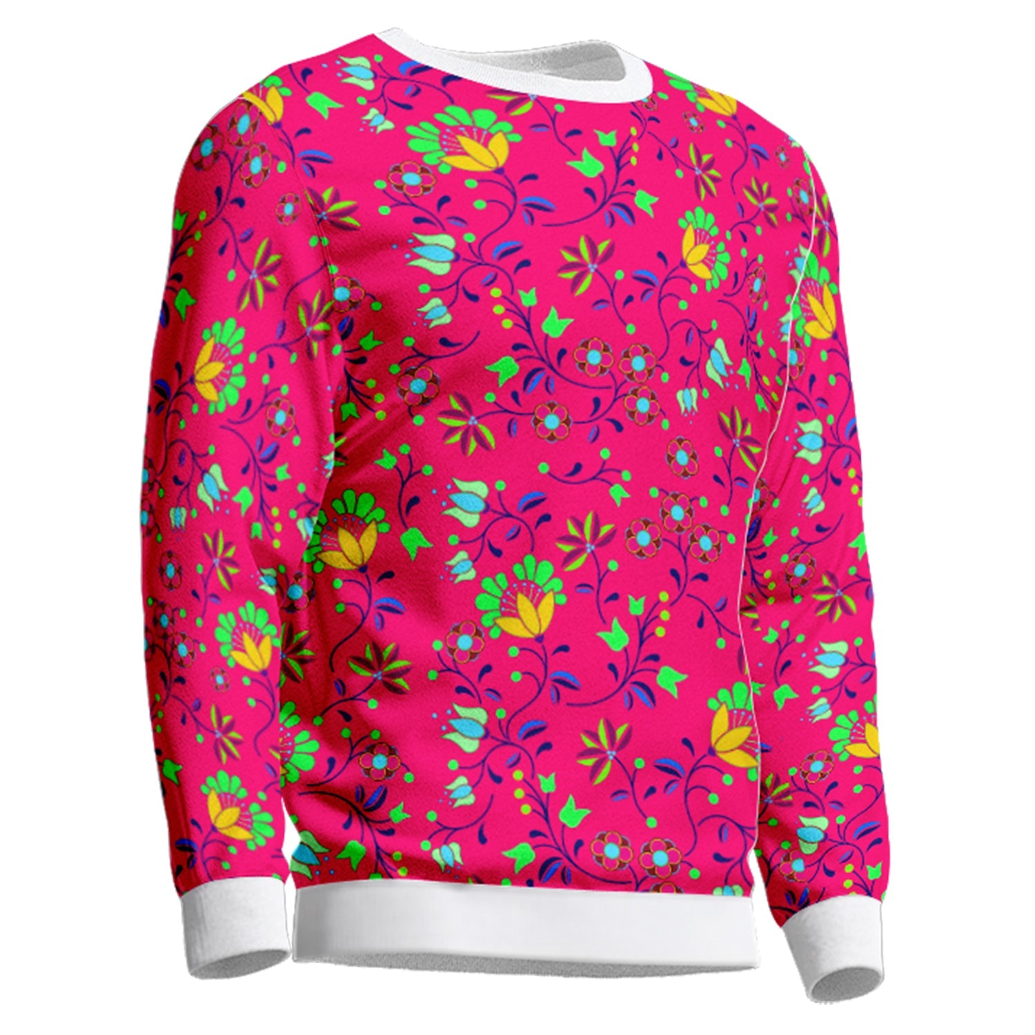 Fleur Indigine Rouge Unisex Crewneck Long Sleeve Top Herman