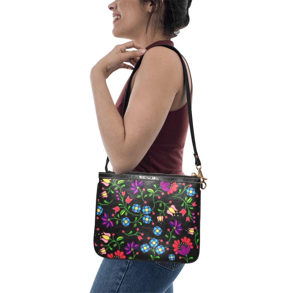 Fleur Indigine Small Shoulder Bag (Model 1710) Small Shoulder Bag (1710) e-joyer