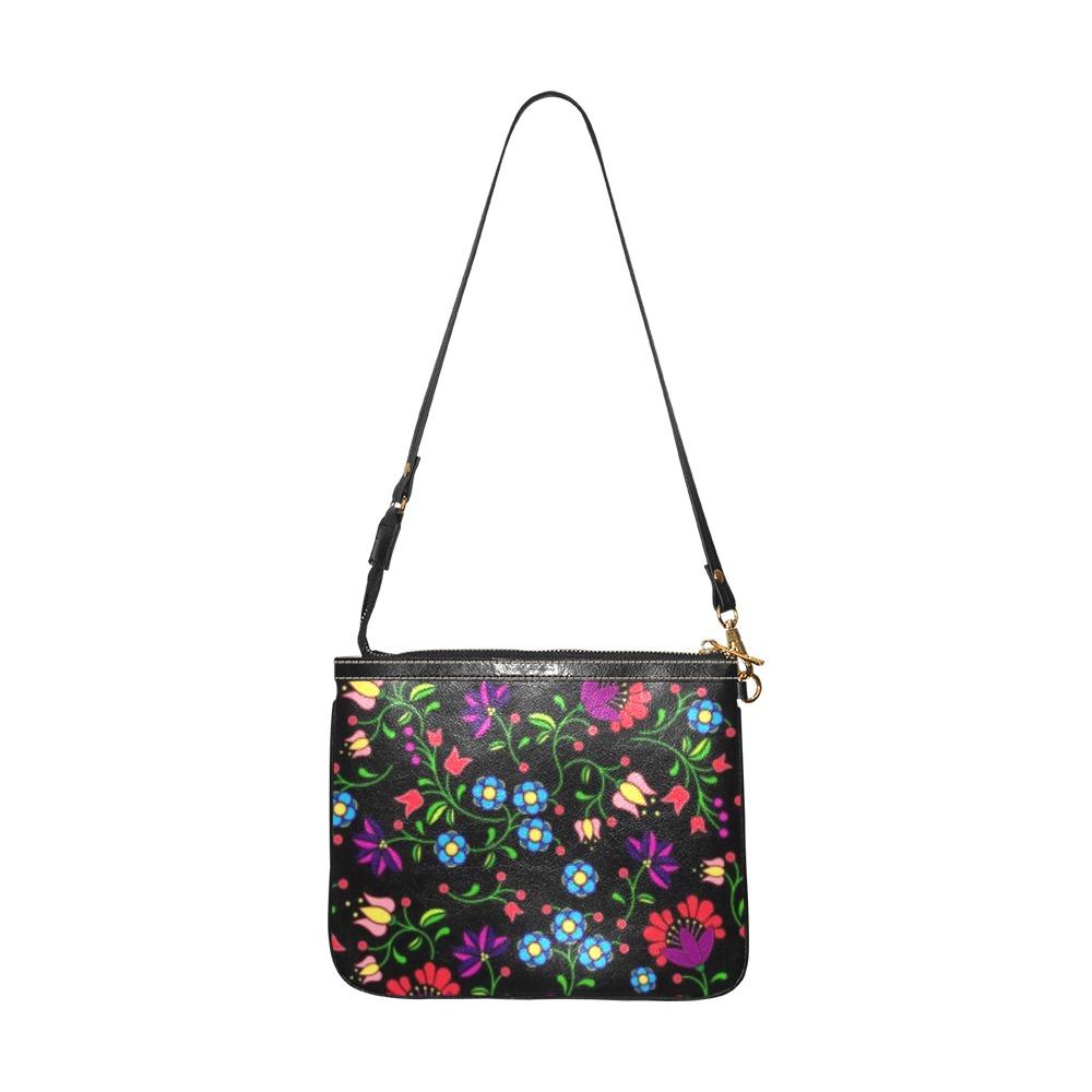 Fleur Indigine Small Shoulder Bag (Model 1710) Small Shoulder Bag (1710) e-joyer