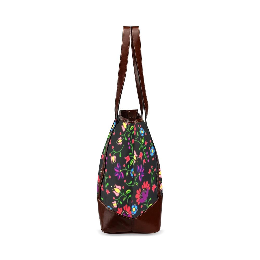 Fleur Indigine Tote Handbag (Model 1642) Tote Handbags (1642) e-joyer