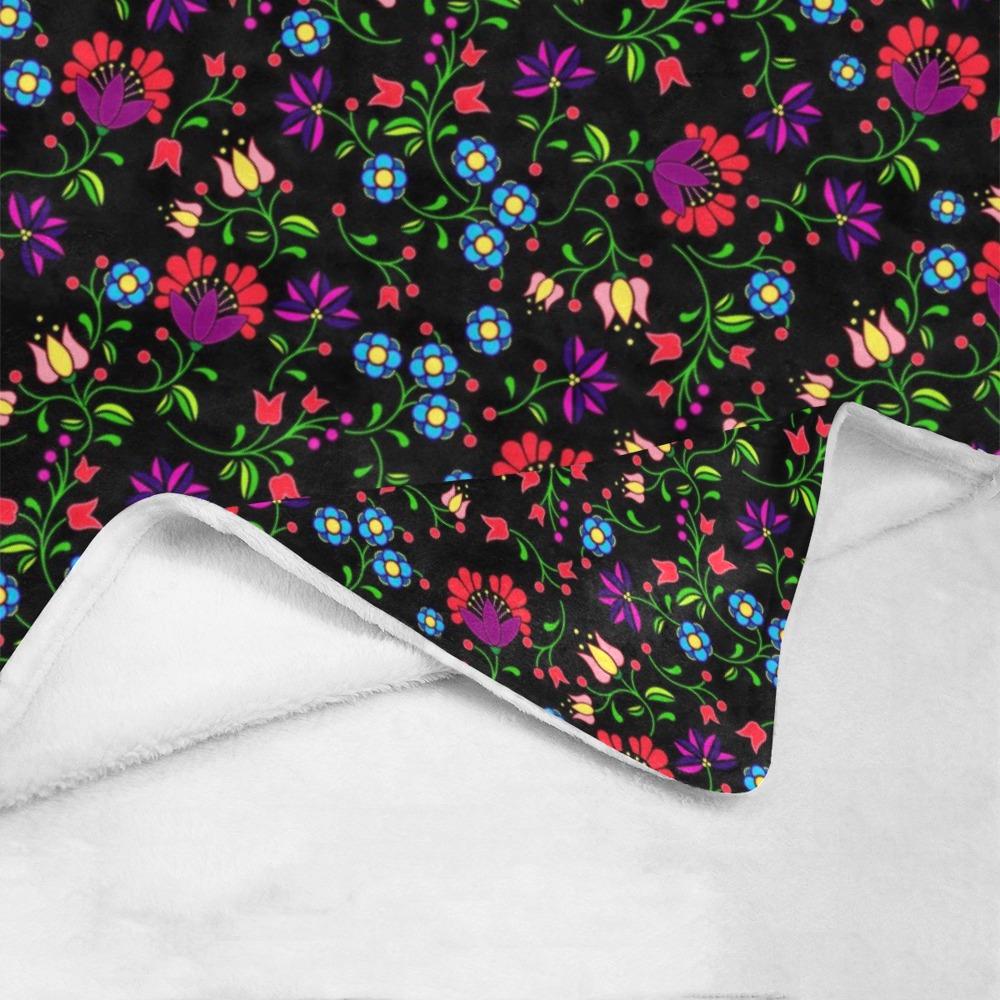 Fleur Indigine Ultra-Soft Micro Fleece Blanket 60"x80" Ultra-Soft Blanket 60''x80'' e-joyer