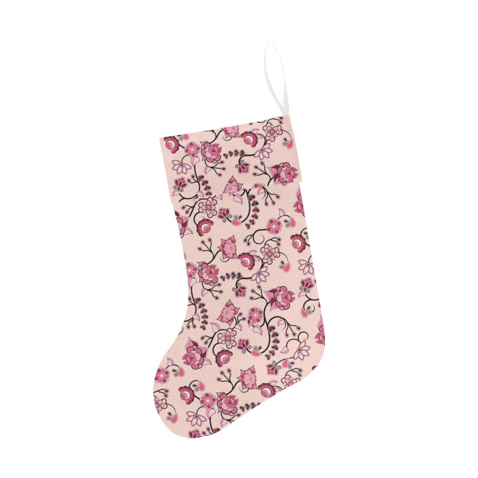 Floral Amour Christmas Stocking holiday stocking e-joyer