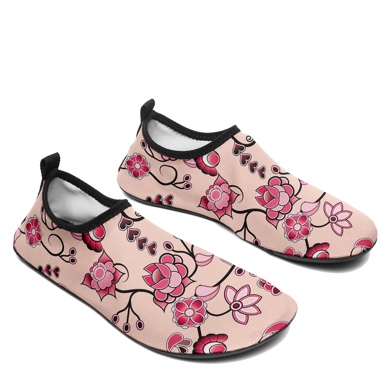 Floral Amour Sockamoccs Kid's Slip On Shoes Herman