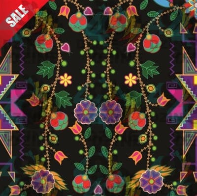 Floral and Geomteric Dance - 03 Cotton Poplin Fabric By the Yard Fabric NBprintex