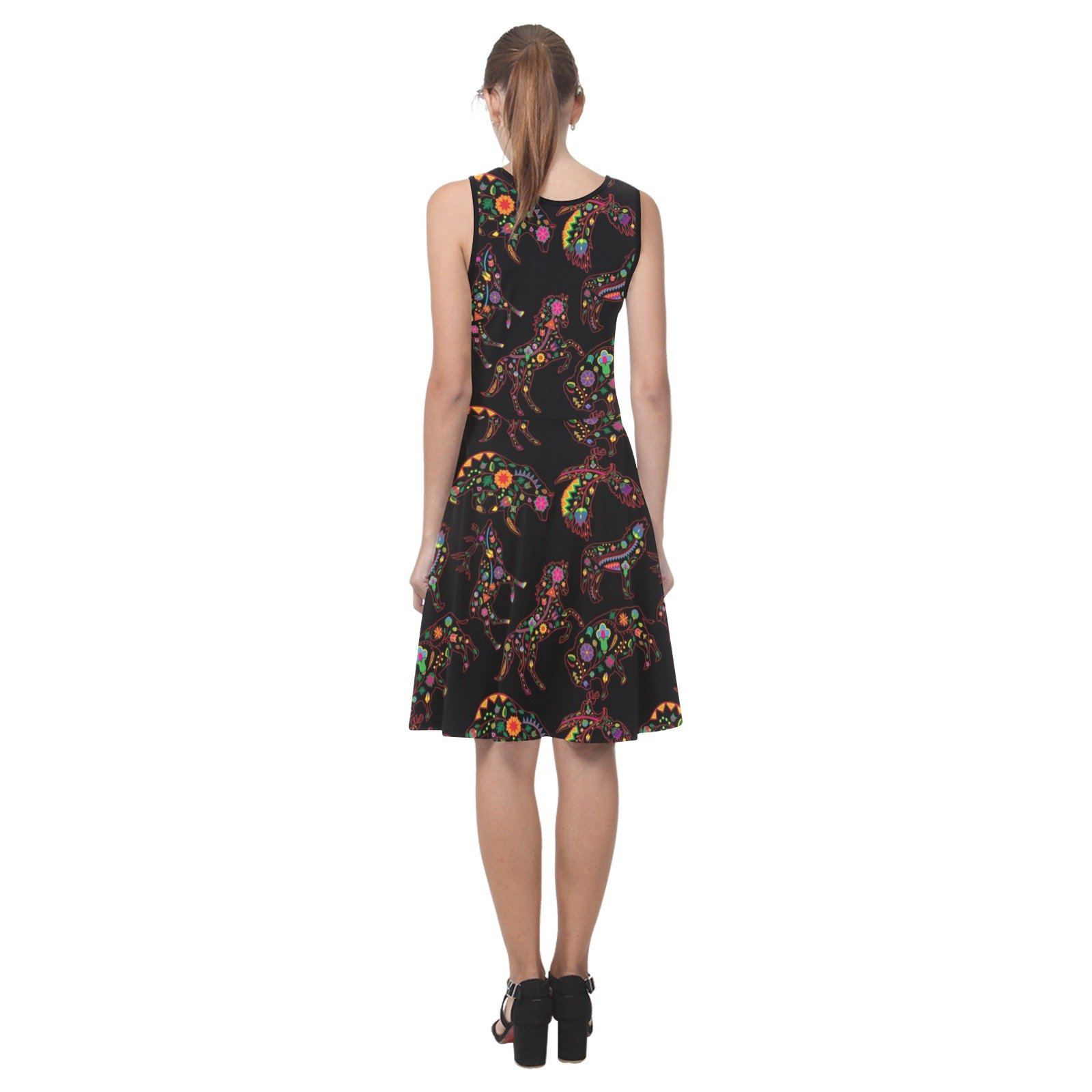Floral Animals Atalanta Sundress (Model D04) Atalanta Sundress (D04) e-joyer