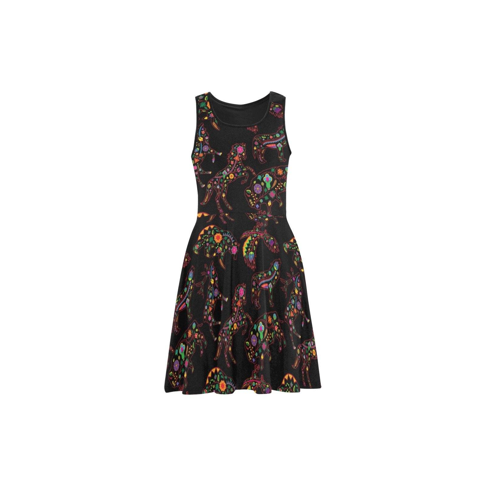 Floral Animals Atalanta Sundress (Model D04) Atalanta Sundress (D04) e-joyer