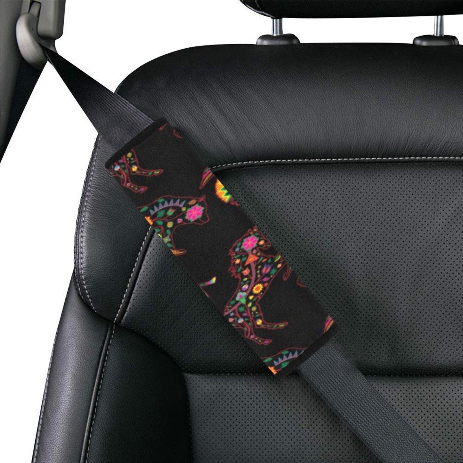 Floral Animals Car Seat Belt Cover 7''x12.6'' (Pack of 2) Car Seat Belt Cover 7x12.6 (Pack of 2) e-joyer