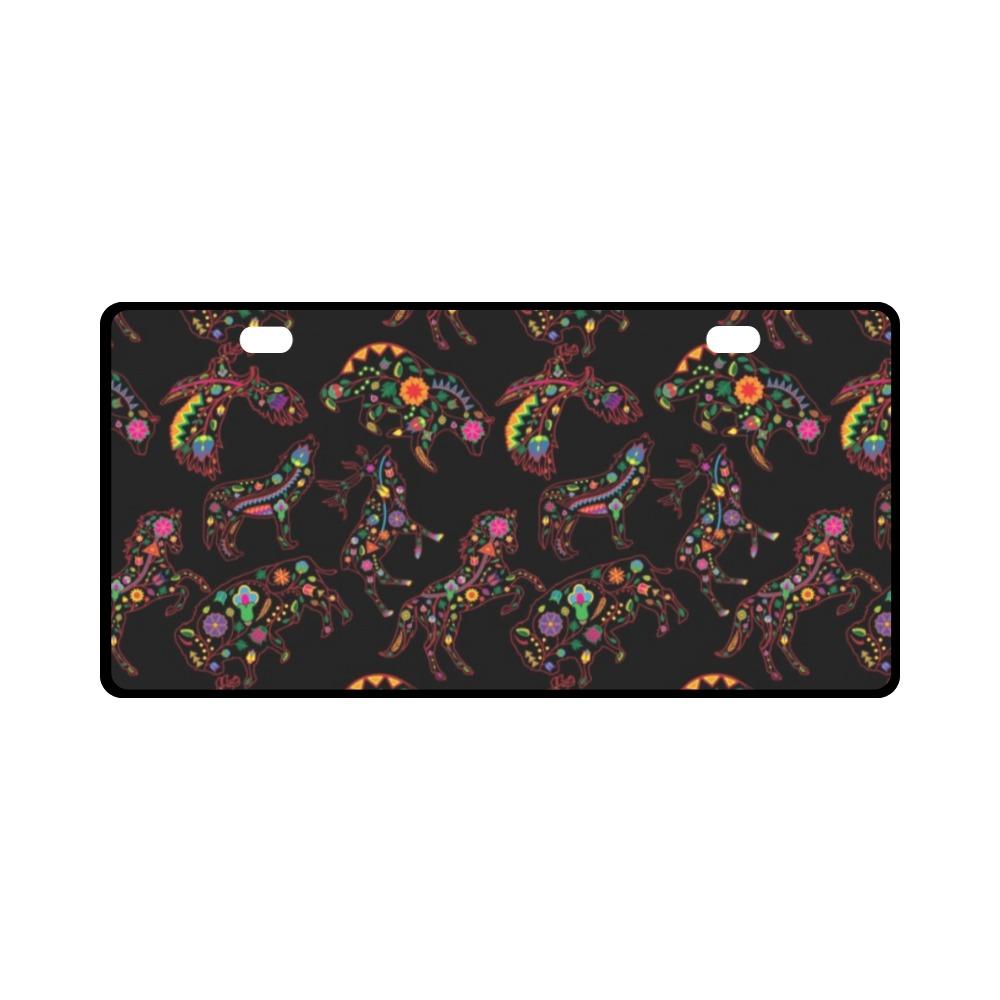 Floral Animals License Plate License Plate e-joyer