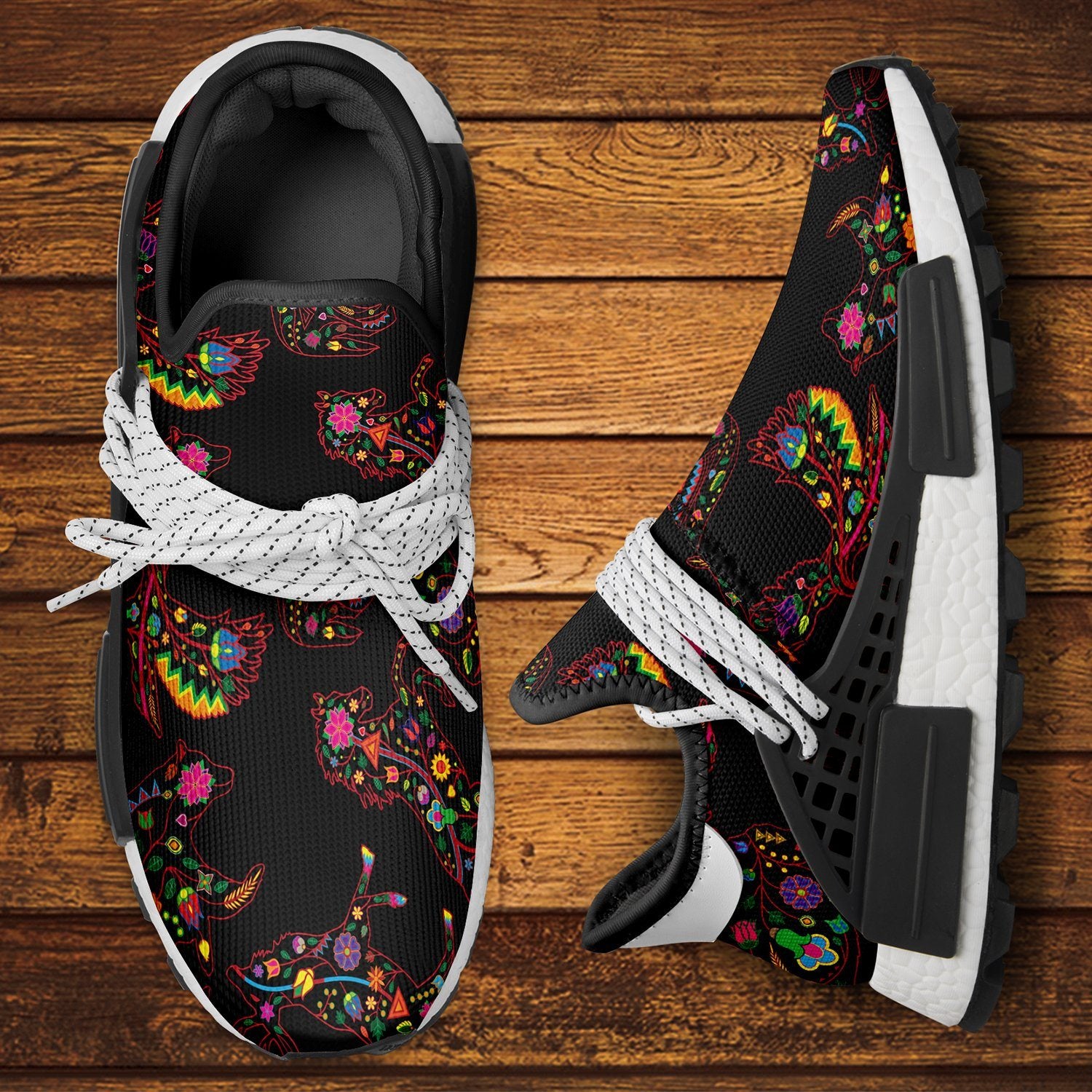 Floral Animals Okaki Sneakers Shoes Herman
