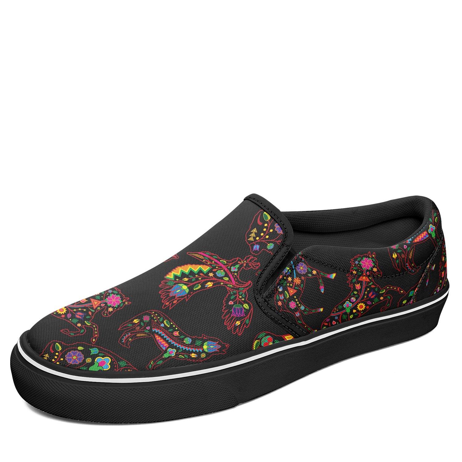 Floral Animals Otoyimm Canvas Slip On Shoes otoyimm Herman