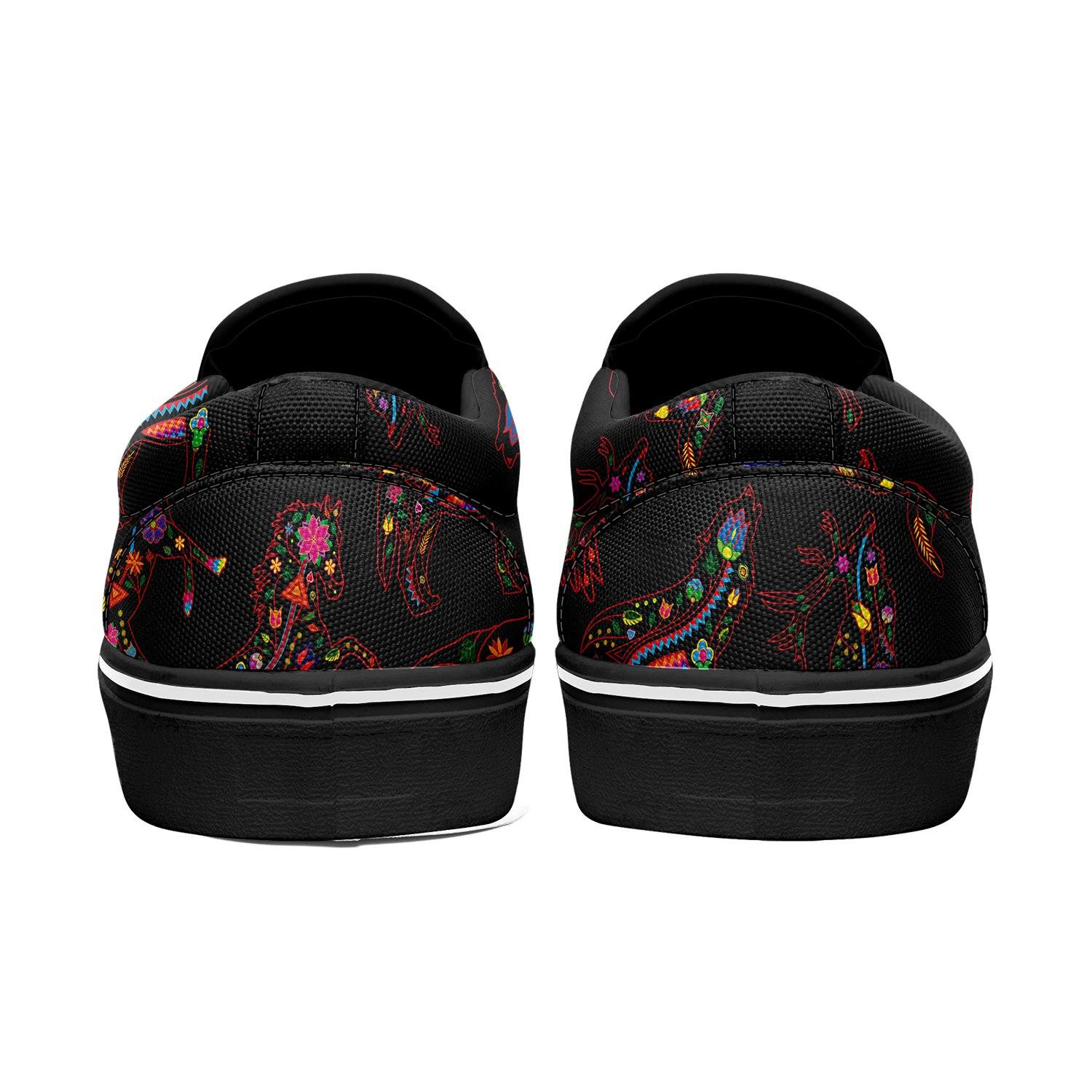 Floral Animals Otoyimm Kid's Canvas Slip On Shoes otoyimm Herman