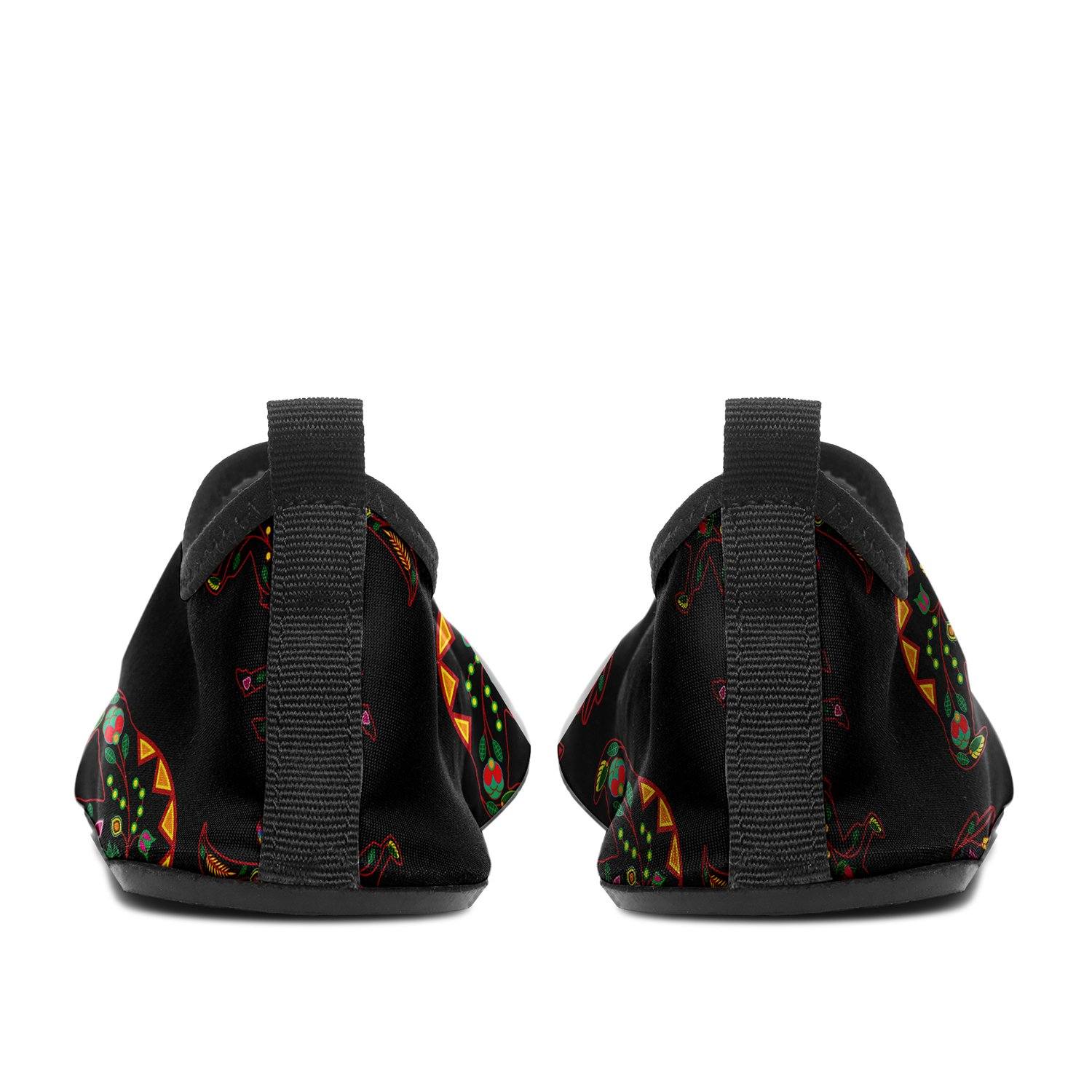 Floral Animals Sockamoccs Kid's Slip On Shoes Herman