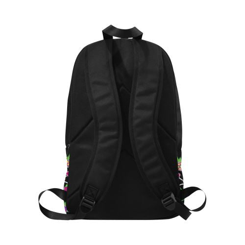 Floral Beadwork-01 Fabric Backpack for Adult (Model 1659) Casual Backpack for Adult (1659) e-joyer