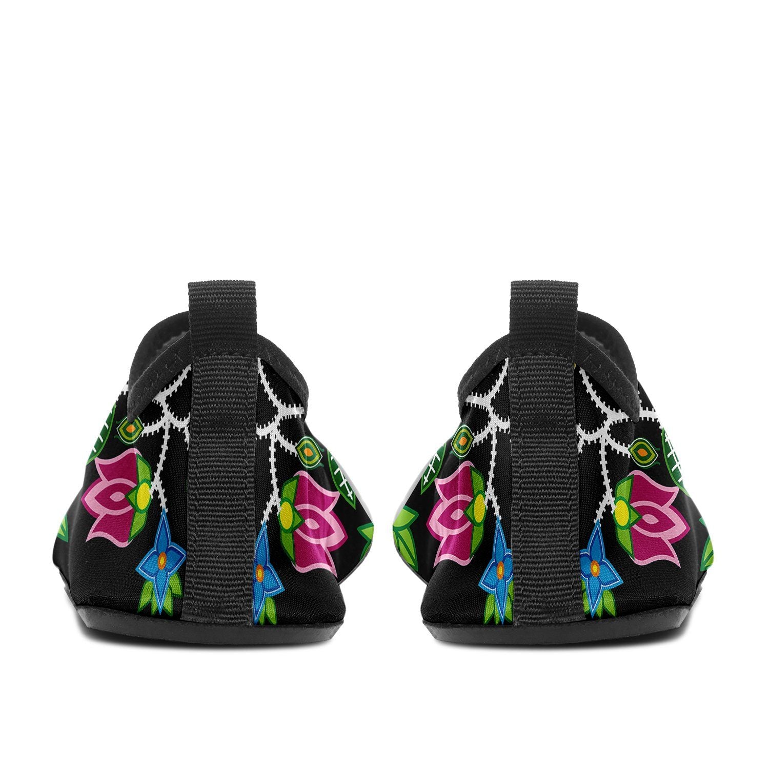 Floral Beadwork - 01 Sockamoccs Slip On Shoes 49 Dzine