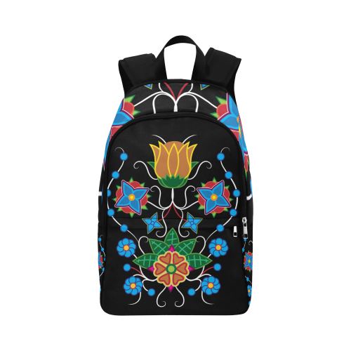Floral Beadwork-02 Fabric Backpack for Adult (Model 1659) Casual Backpack for Adult (1659) e-joyer