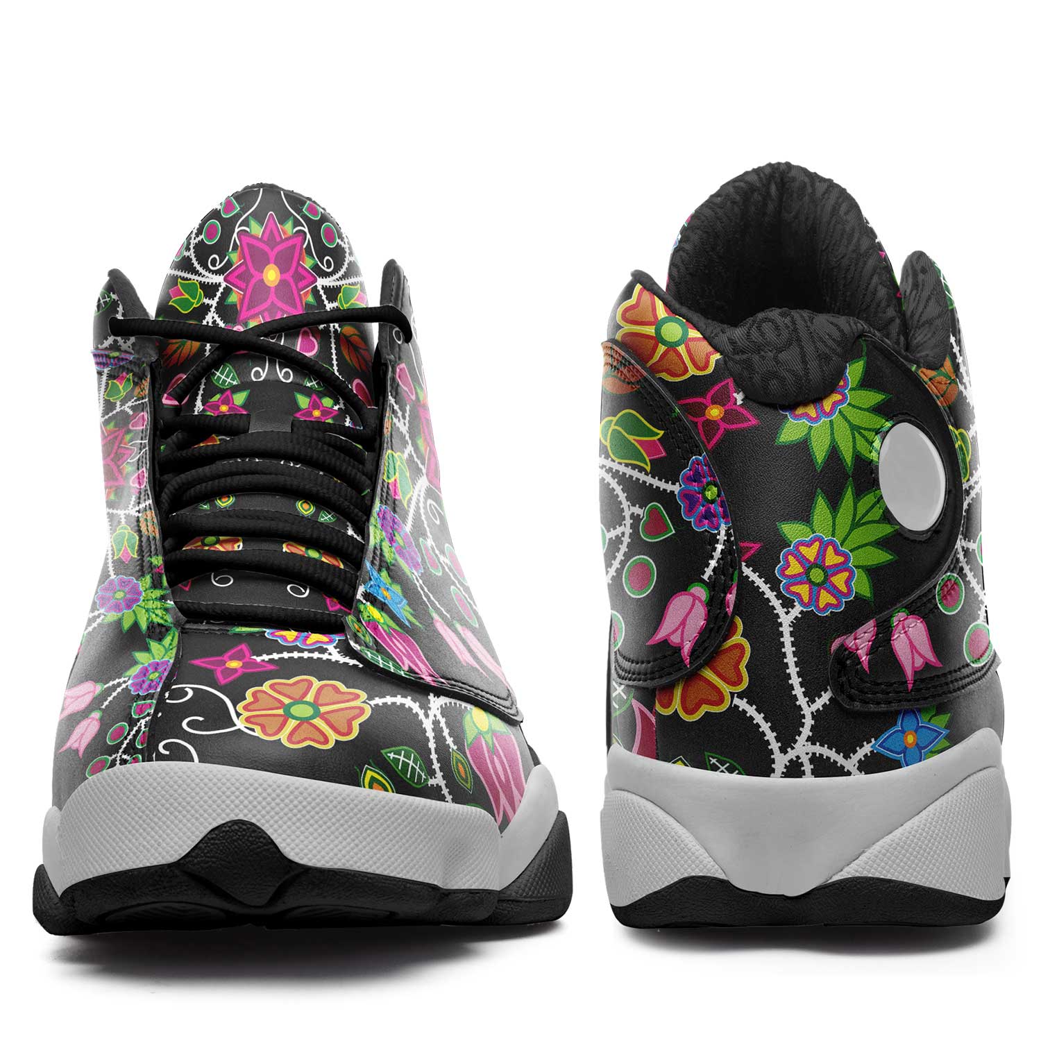 Floral Beadwork Athletic Shoes Herman