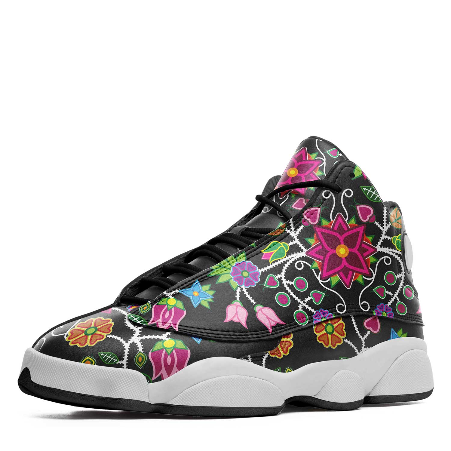 Floral Beadwork Athletic Shoes Herman