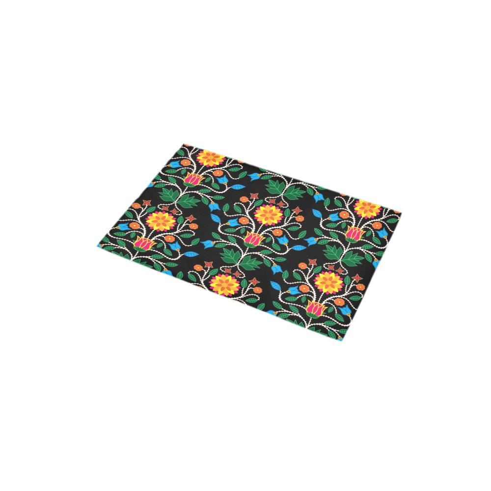 Floral Beadwork Four Clans Bath Rug 16''x 28'' Bath Rug 16''x 28'' e-joyer