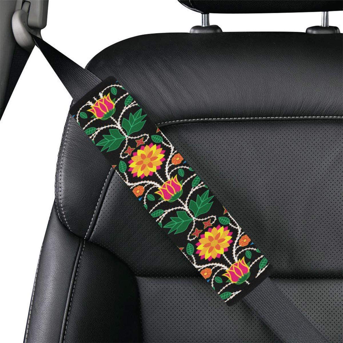 Floral Beadwork Four Clans Car Seat Belt Cover 7''x12.6'' Car Seat Belt Cover 7''x12.6'' e-joyer