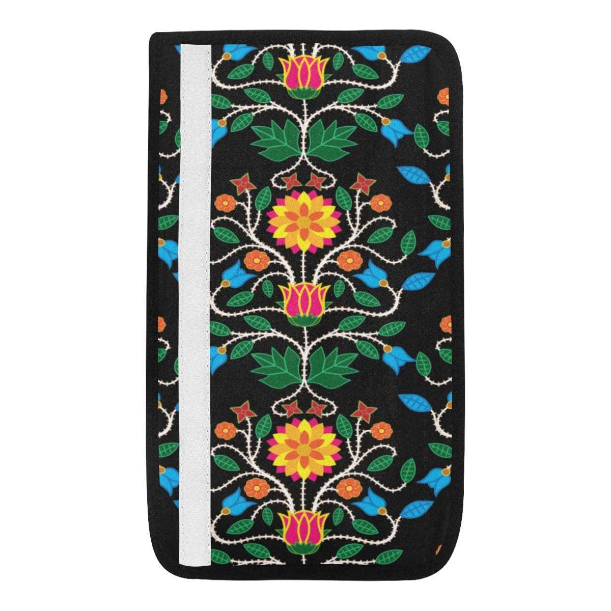 Floral Beadwork Four Clans Car Seat Belt Cover 7''x12.6'' Car Seat Belt Cover 7''x12.6'' e-joyer