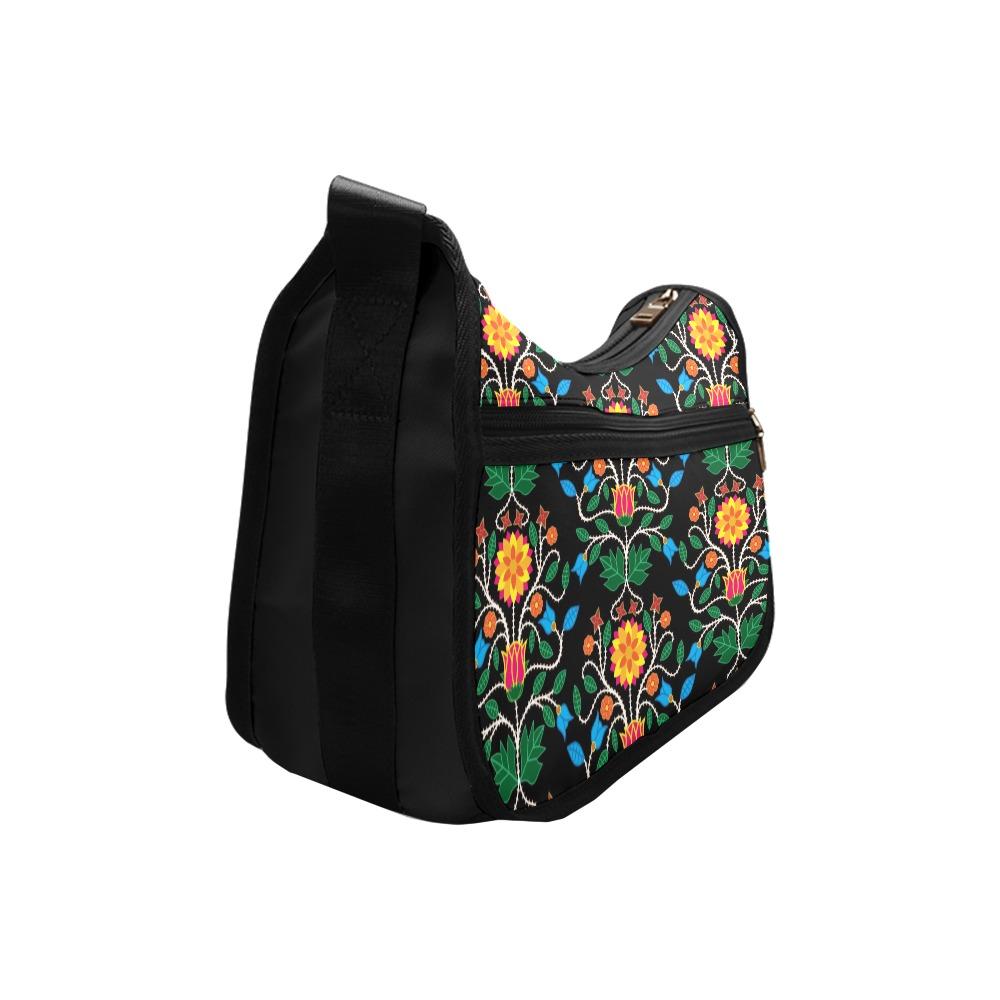 Floral Beadwork Four Clans Crossbody Bags (Model 1616) Crossbody Bags (1616) e-joyer