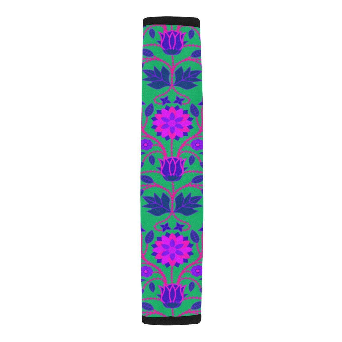 Floral Beadwork Four Clans Deep Lake Car Seat Belt Cover 7''x12.6'' Car Seat Belt Cover 7''x12.6'' e-joyer