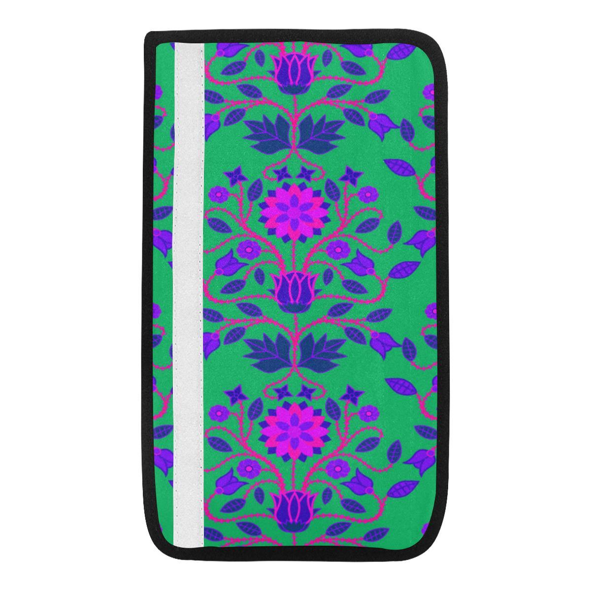 Floral Beadwork Four Clans Deep Lake Car Seat Belt Cover 7''x12.6'' Car Seat Belt Cover 7''x12.6'' e-joyer
