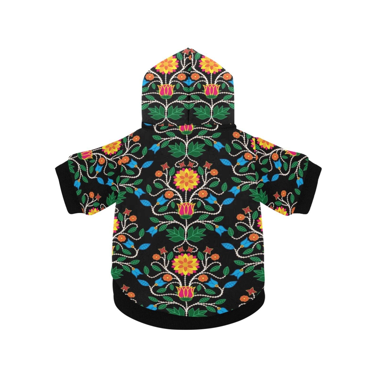 Floral Beadwork Four Clans Pet Dog Hoodie Pet Dog Hoodie e-joyer