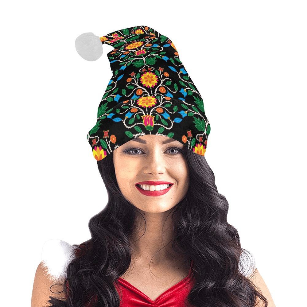 Floral Beadwork Four Clans Santa Hat Santa Hat e-joyer