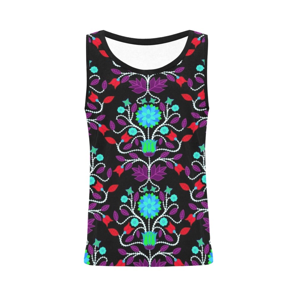 Floral Beadwork Four Clans Winter All Over Print Tank Top for Women (Model T43) All Over Print Tank Top for Women (T43) e-joyer