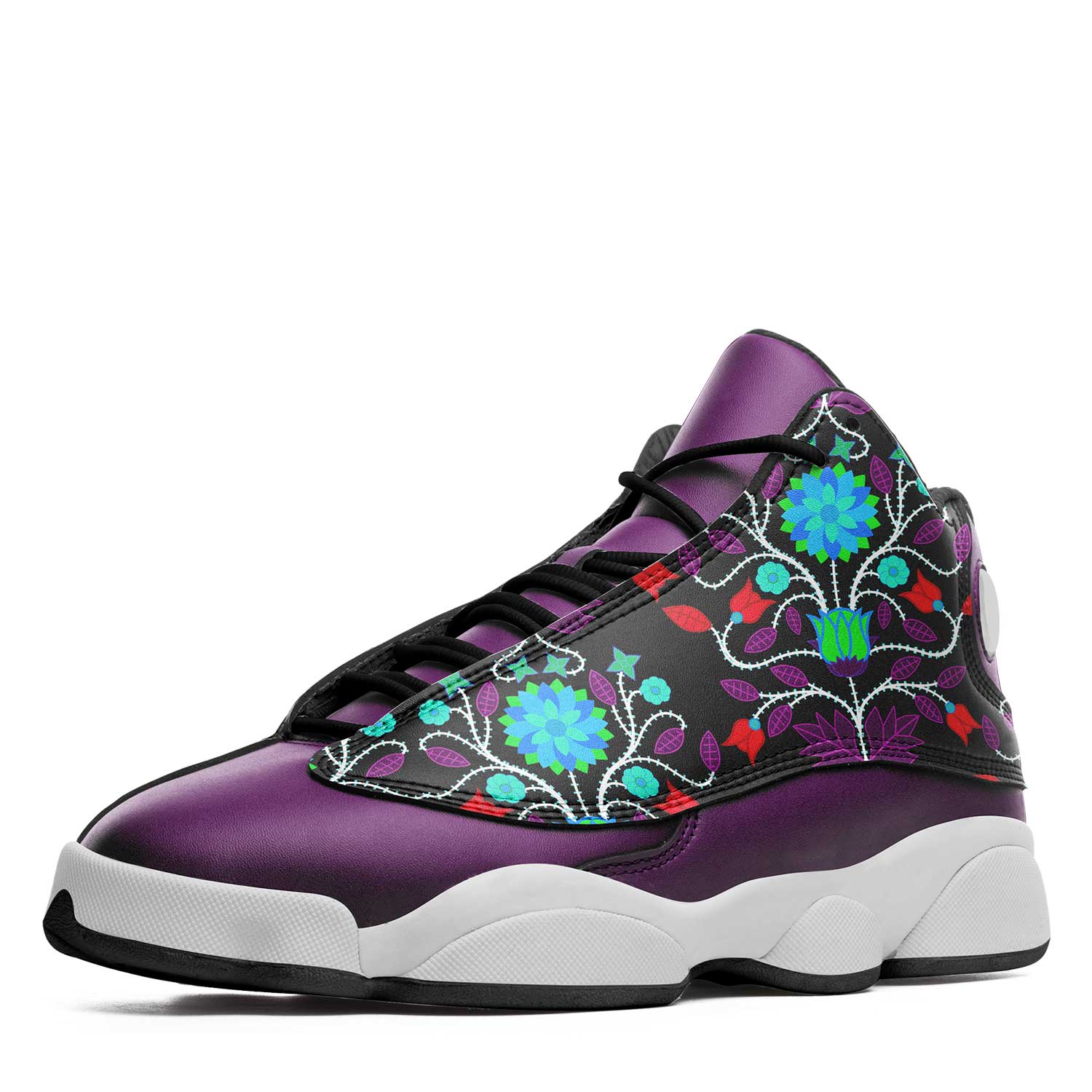 Floral Beadwork Four Clans Winter Athletic Shoes Herman