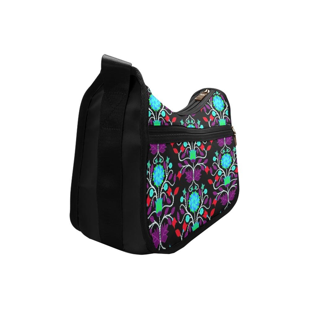 Floral Beadwork Four Clans Winter Crossbody Bags (Model 1616) Crossbody Bags (1616) e-joyer
