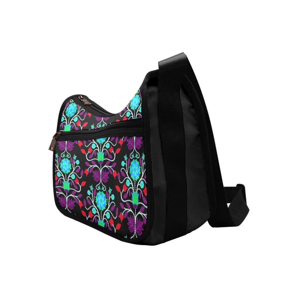 Floral Beadwork Four Clans Winter Crossbody Bags (Model 1616) Crossbody Bags (1616) e-joyer