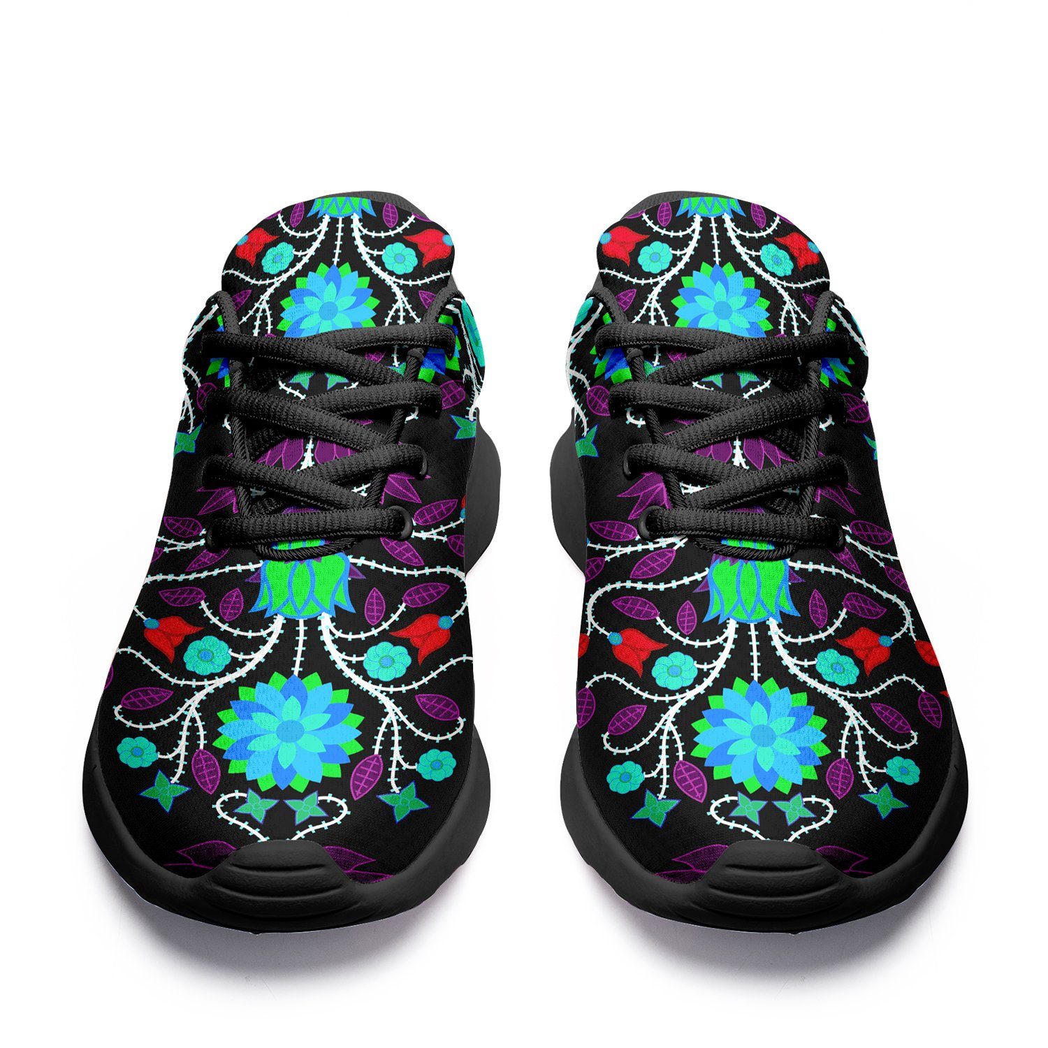 Floral Beadwork Four Clans Winter Ikkaayi Sport Sneakers 49 Dzine