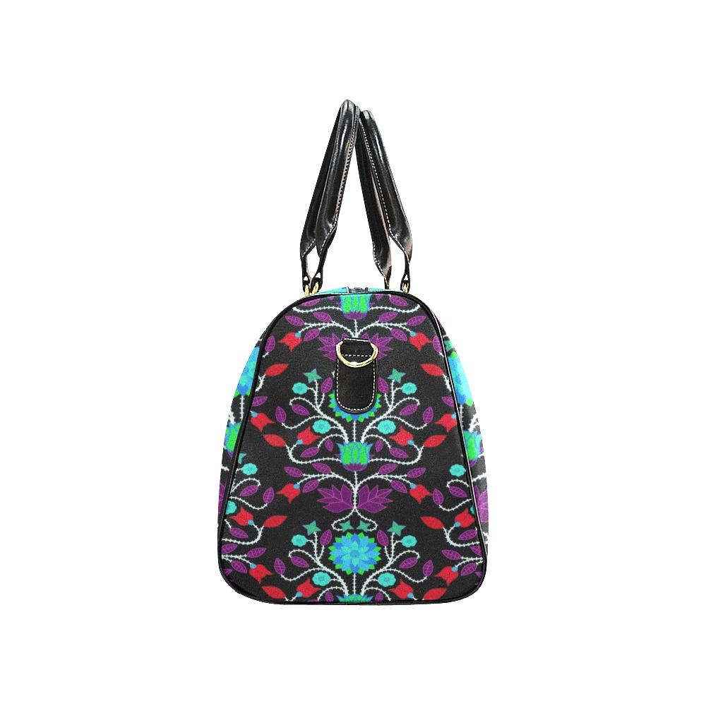 Floral Beadwork Four Clans Winter New Waterproof Travel Bag/Small (Model 1639) bag e-joyer