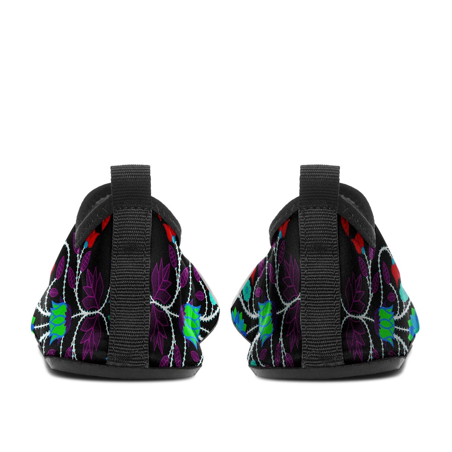 Floral Beadwork Four Clans Winter Sockamoccs Slip On Shoes 49 Dzine