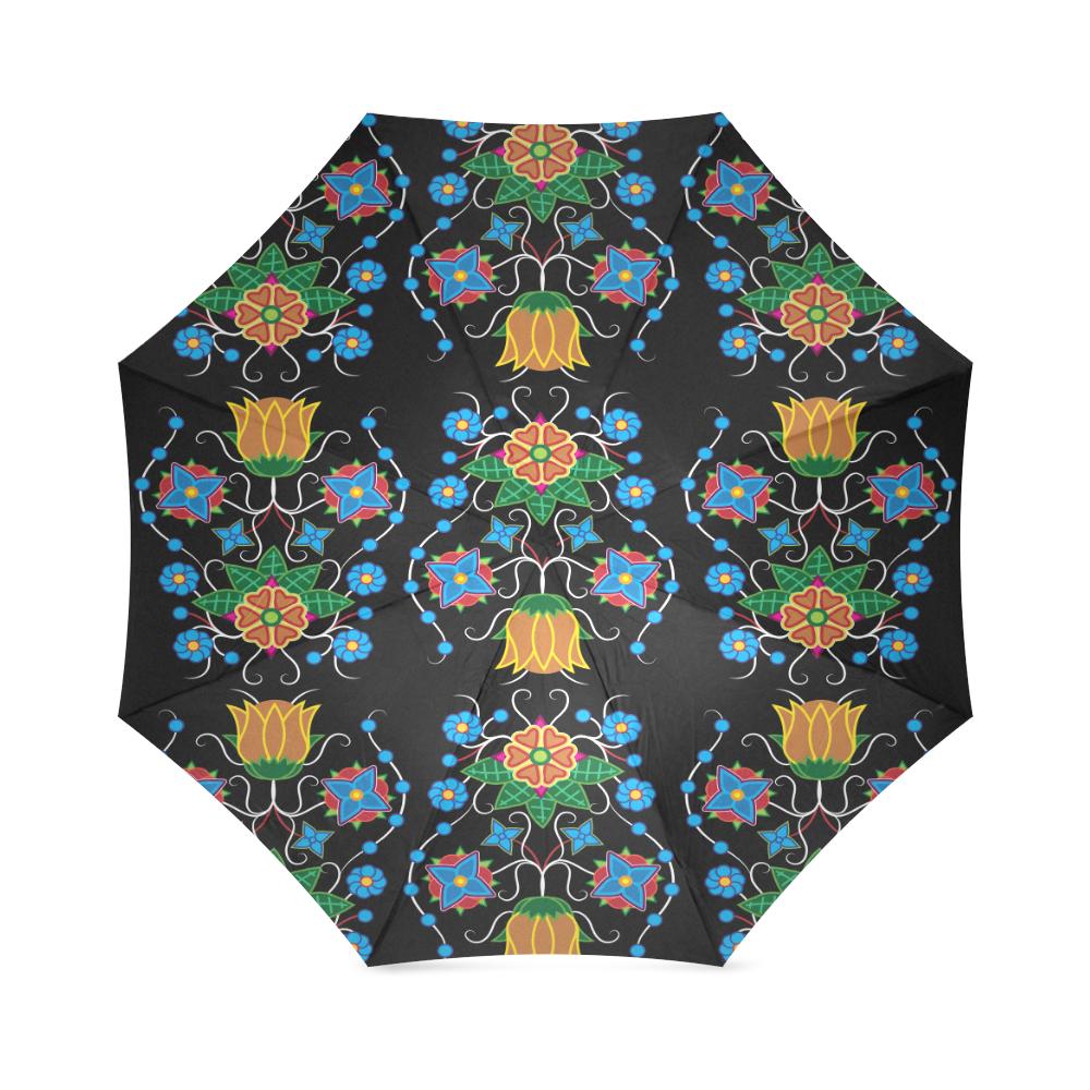 Floral Beadwork Four Mothers Foldable Umbrella Foldable Umbrella e-joyer