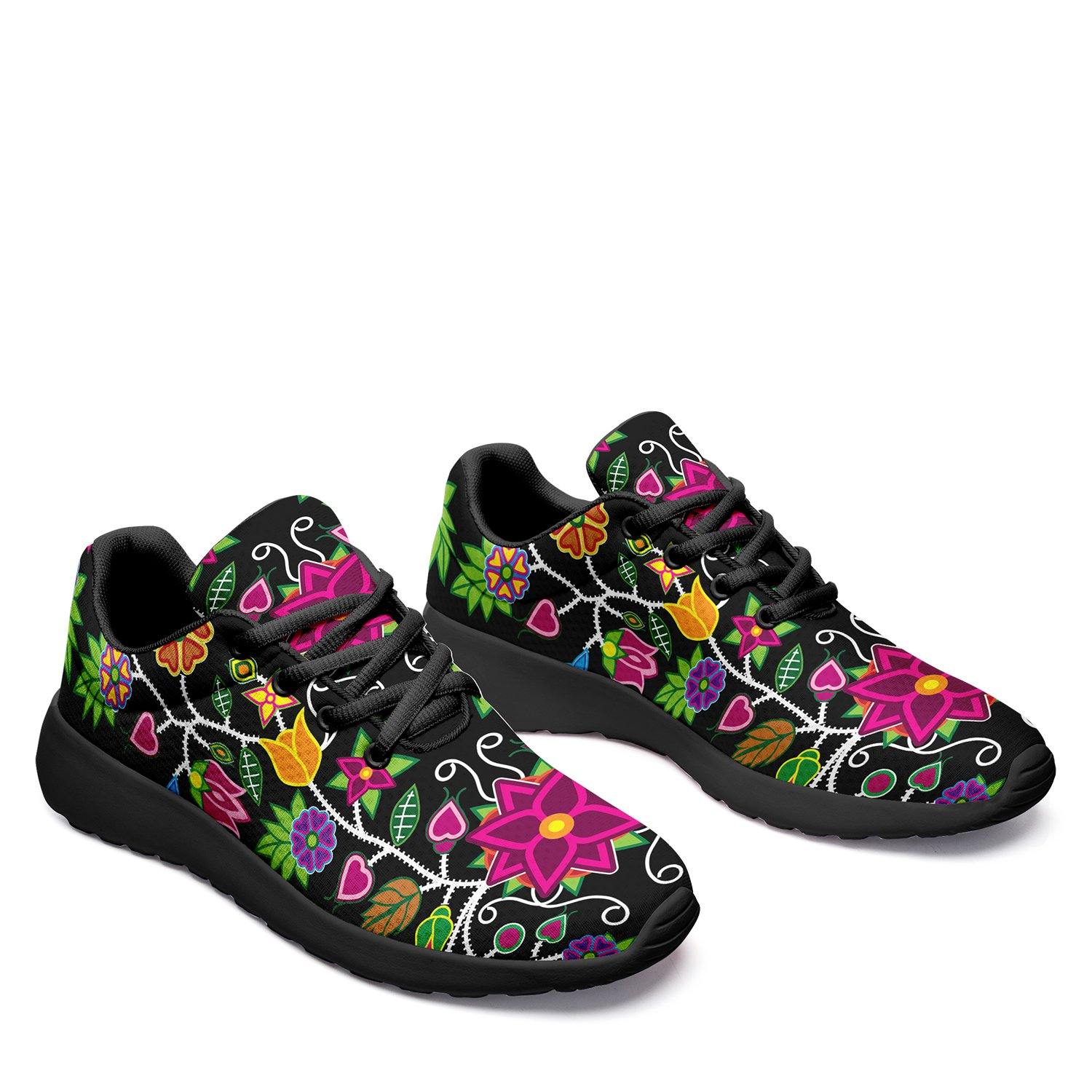 Floral Beadwork Ikkaayi Sport Sneakers 49 Dzine