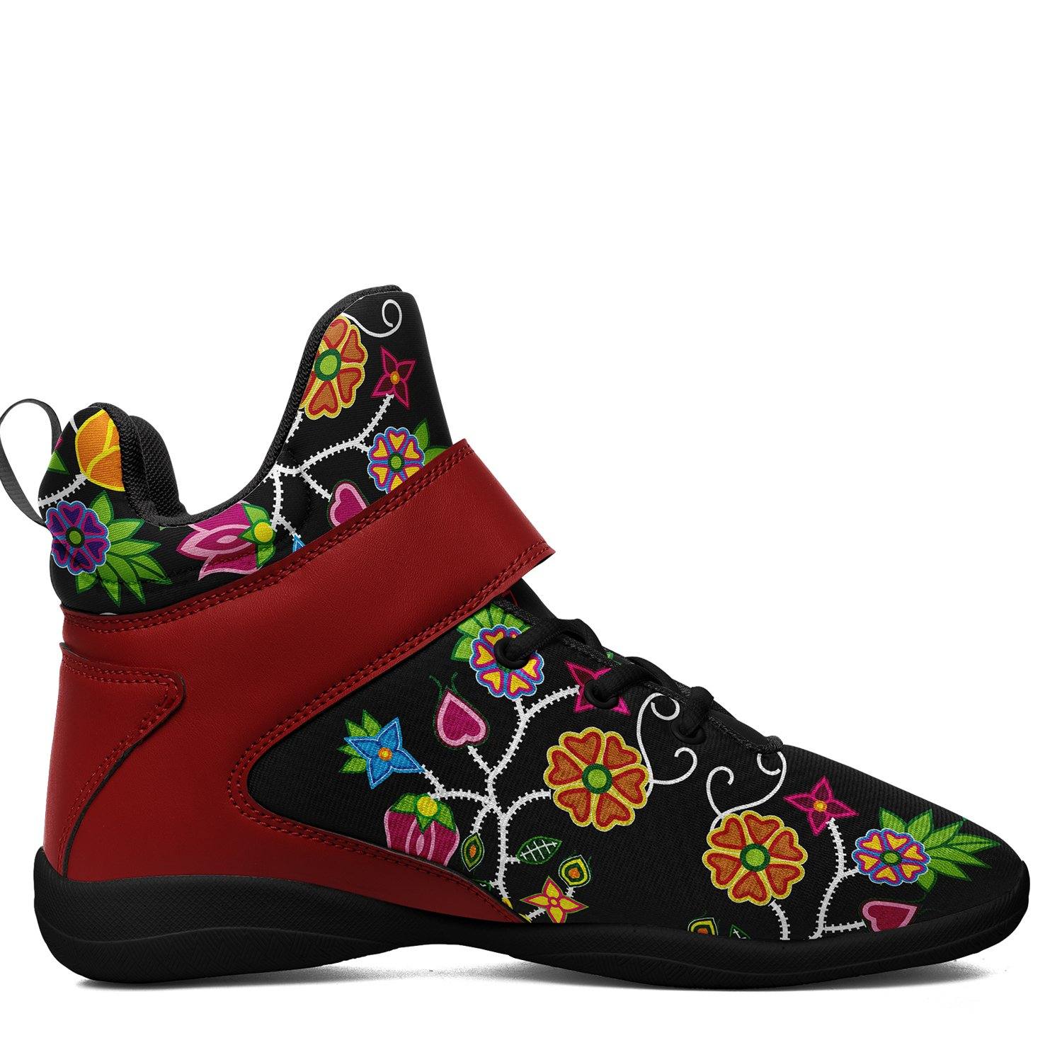 Floral Beadwork Ipottaa Basketball / Sport High Top Shoes 49 Dzine