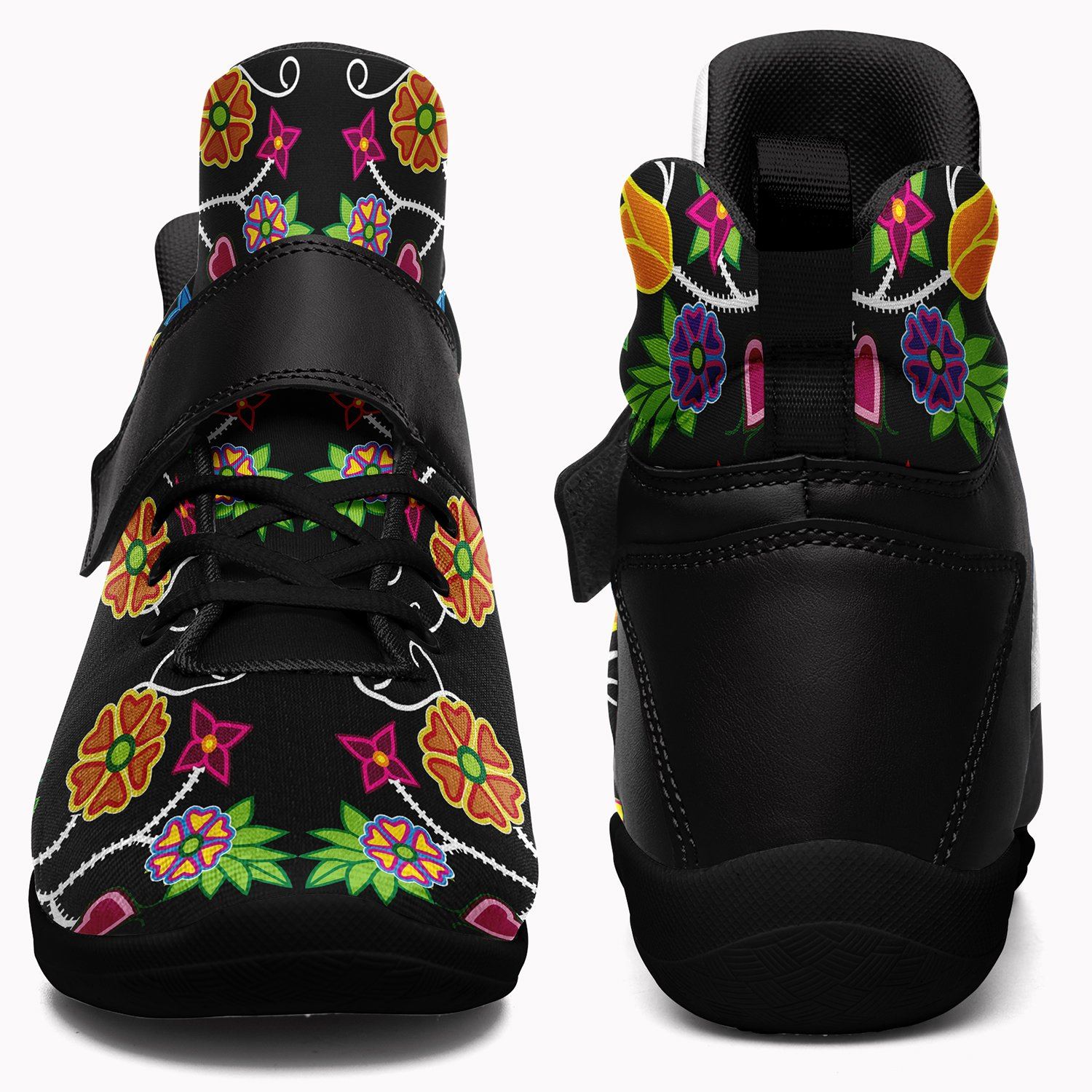 Floral Beadwork Ipottaa Basketball / Sport High Top Shoes 49 Dzine