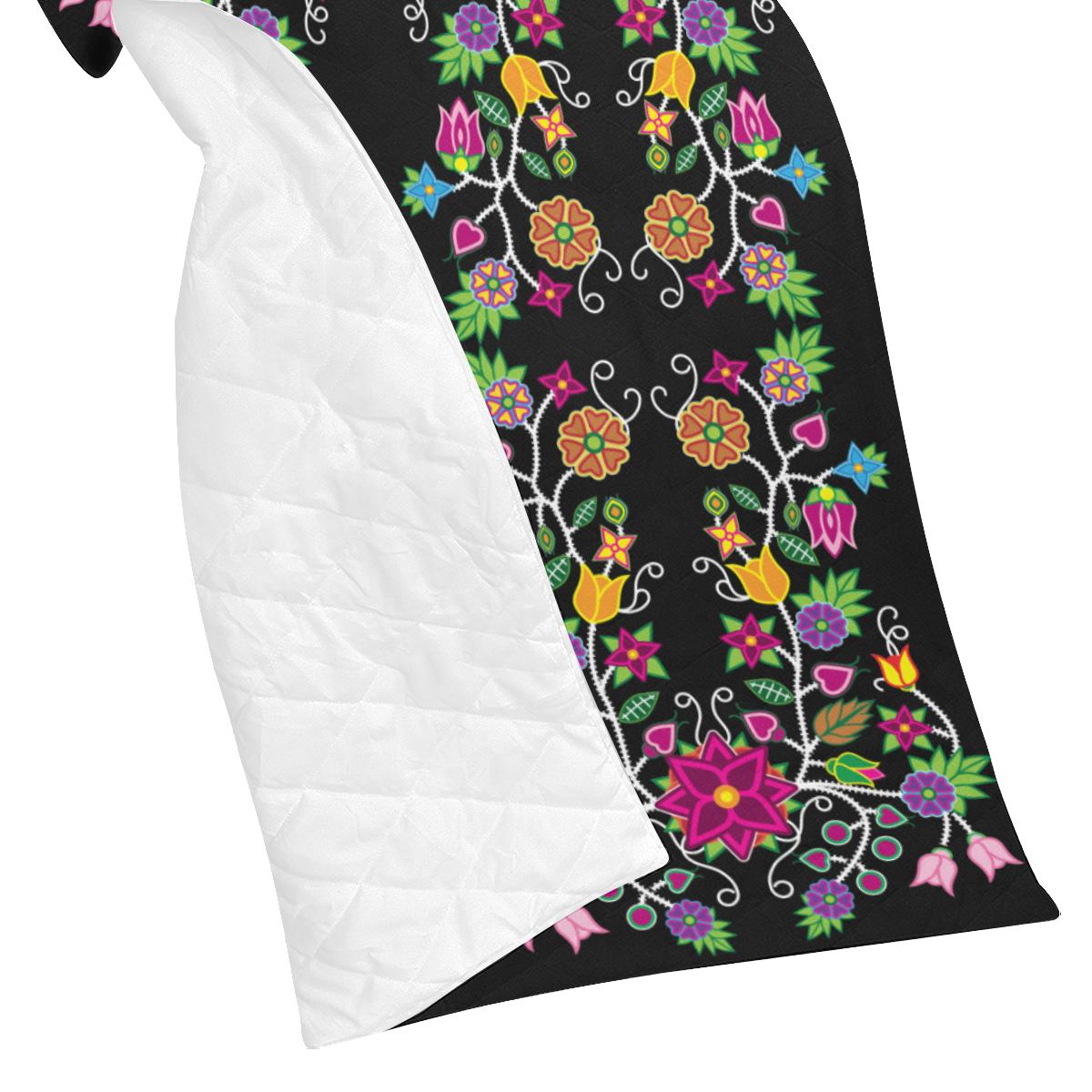 Floral Beadwork Quilt 70"x80" Quilt 70"x80" e-joyer